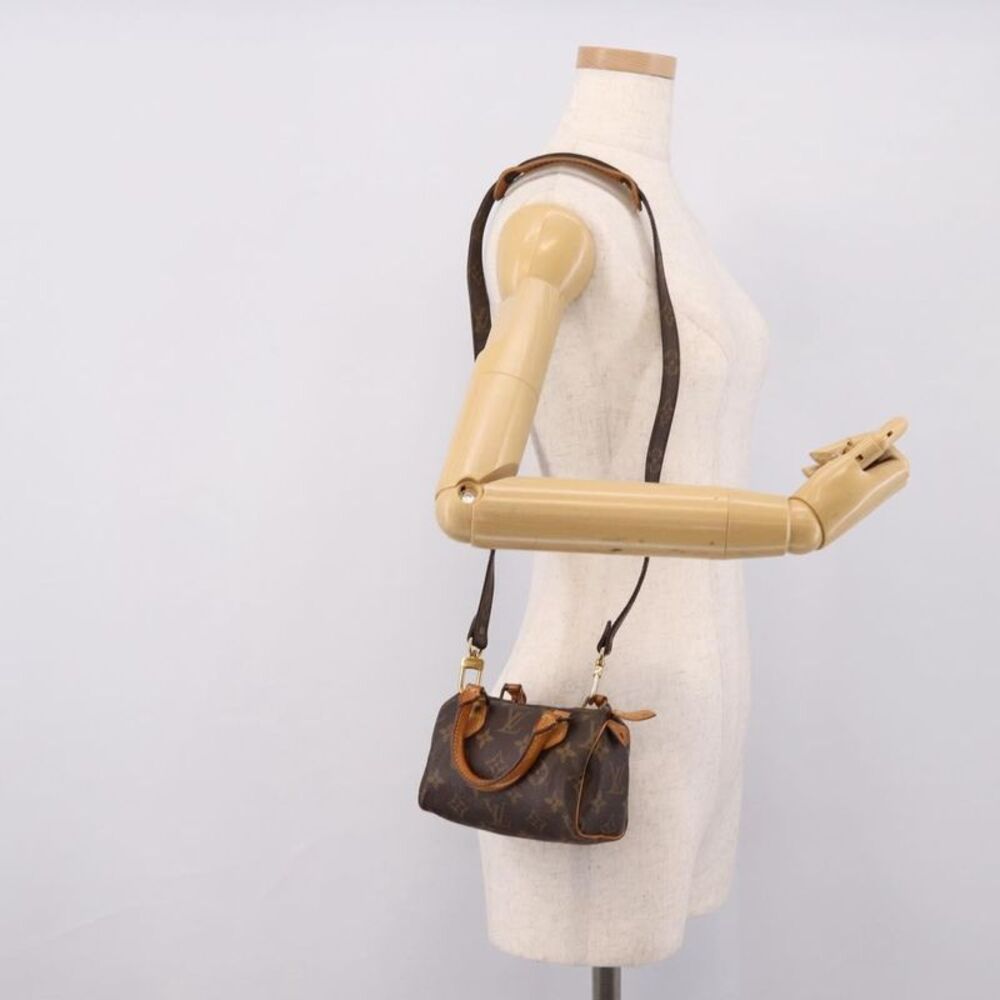 Louis Vuitton Speedy Mini Hl Monogram Canvas Brown Canvas Handbag - Picture 16 of 16